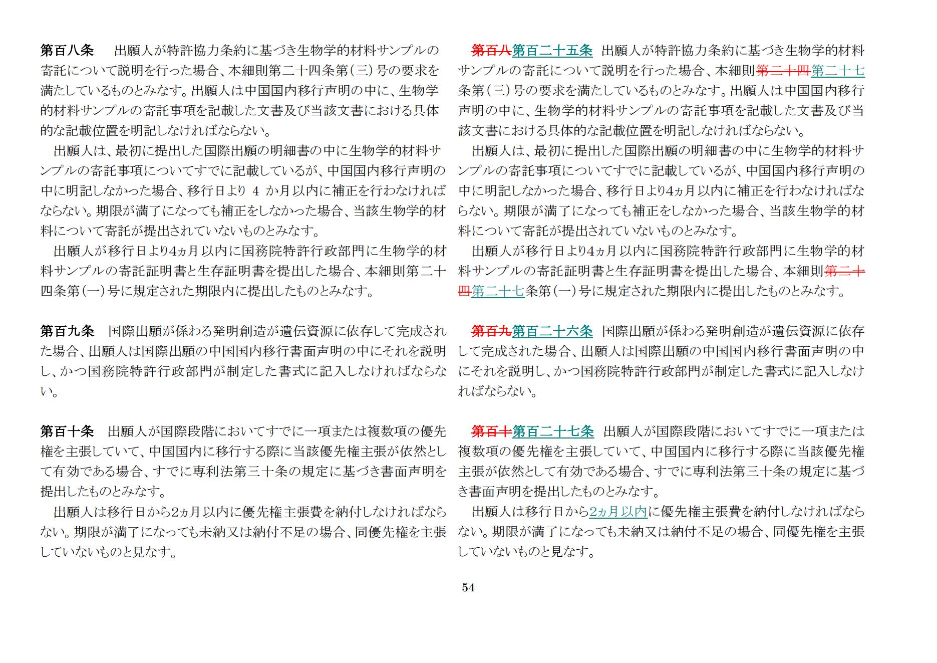 中華人民共和国専利法実施細則（新旧対照表） (2024.1)_53.jpg